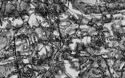 Old map of Greenhillocks in 1895
