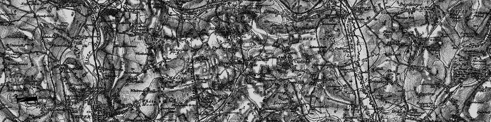 Old map of Greenhillocks in 1895