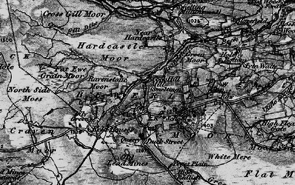 Old map of Bewerley Moor in 1898