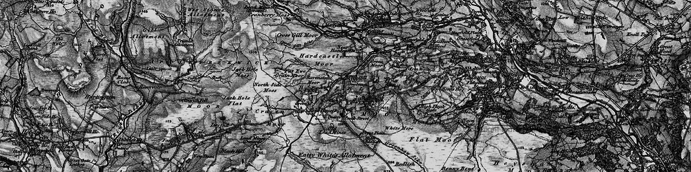 Old map of Greenhow in 1898