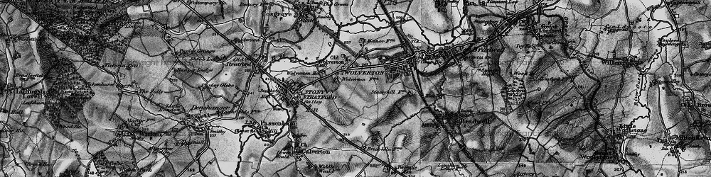 Old map of Greenleys in 1896