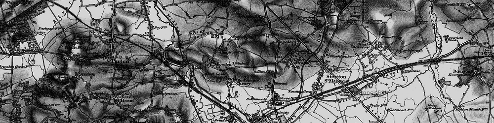 Old map of Greenmeadow in 1896