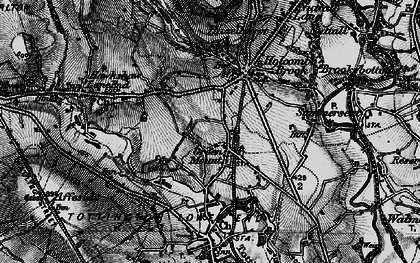 Old map of Greenmount in 1896