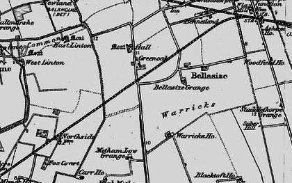 Old map of Greenoak in 1895