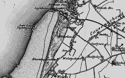 Old map of Greenrow in 1897