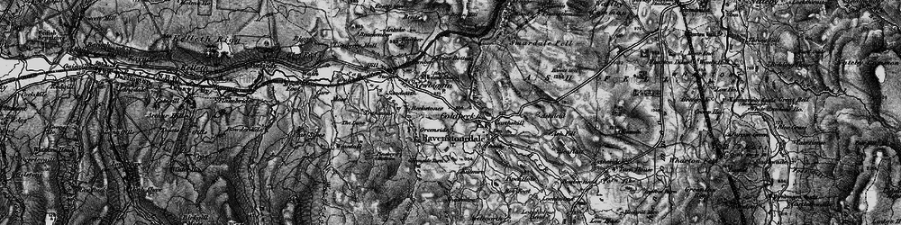 Old map of Greenside in 1897