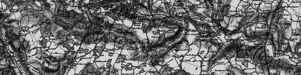 Old map of Bluebridge Ho in 1895