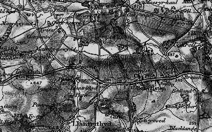 Old map of Ty-isha in 1897