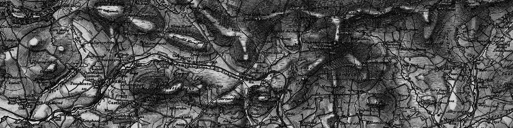 Old map of Trepant in 1898