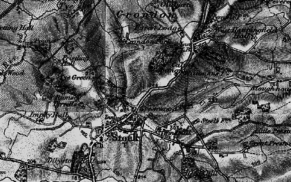 Old map of Greenwoods in 1896