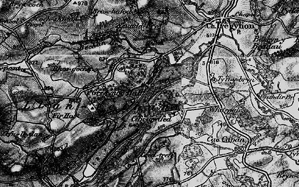 Old map of Bettws Hill in 1899