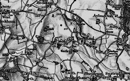 Old map of Gresham in 1899