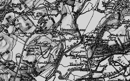 Old map of Gressingham in 1898