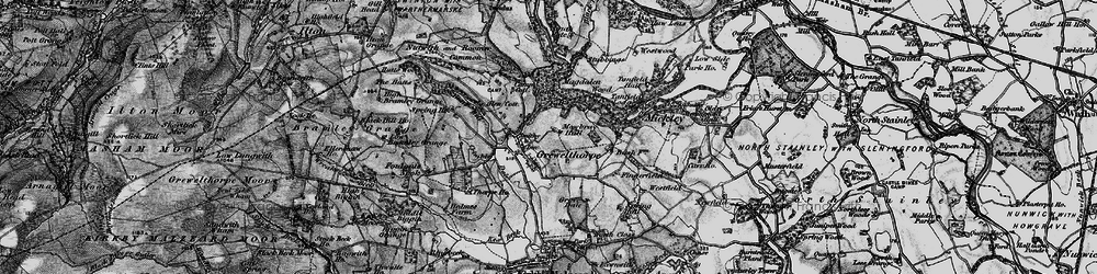 Old map of Grewelthorpe in 1897