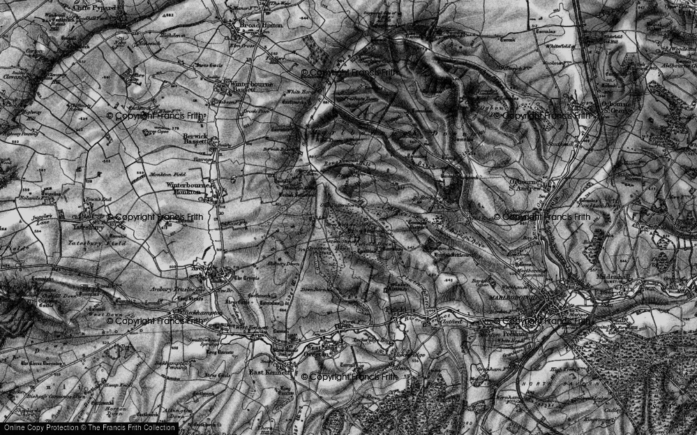 Old Map of Historic Map covering New Totterdown in 1898