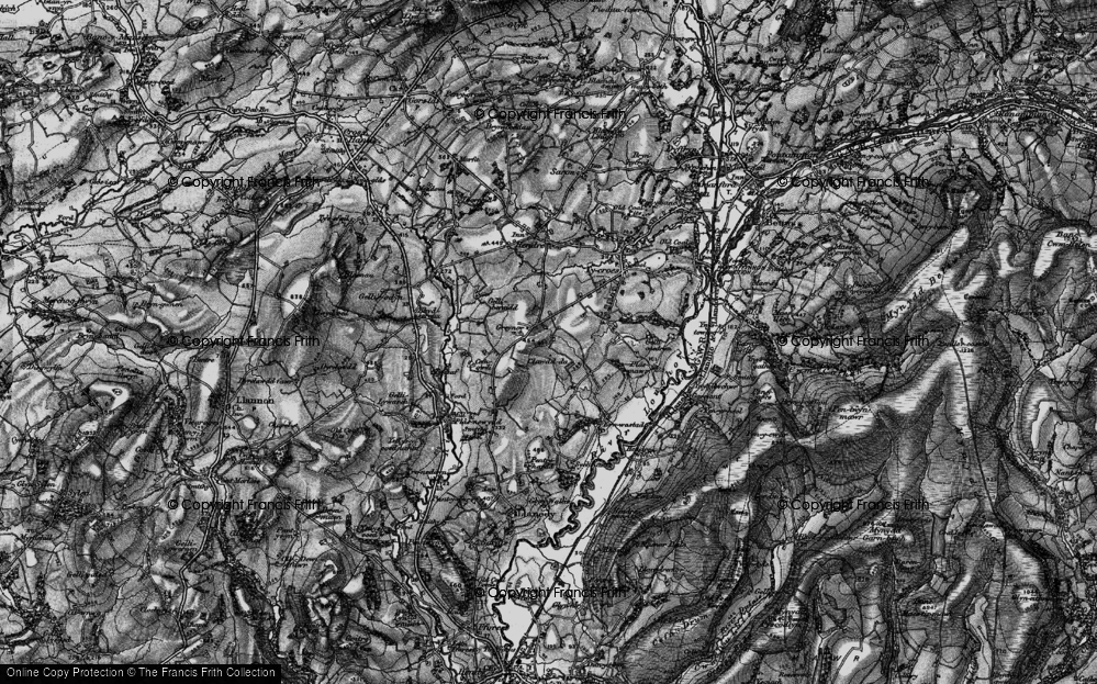 Old Map of Greynor, 1897 in 1897