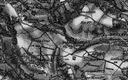 Old map of Greys Green in 1895
