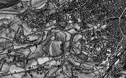 Old map of Greystones in 1896