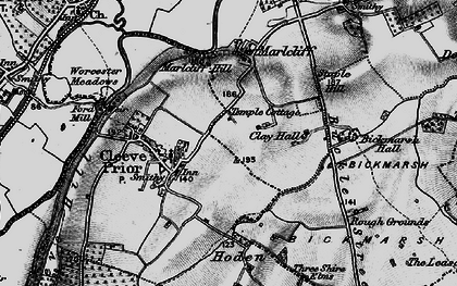 Old map of Greystones in 1898