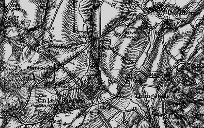 Old map of Griffydam in 1895