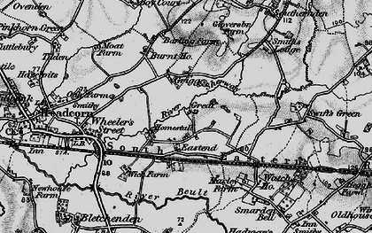 Old map of Grigg in 1895