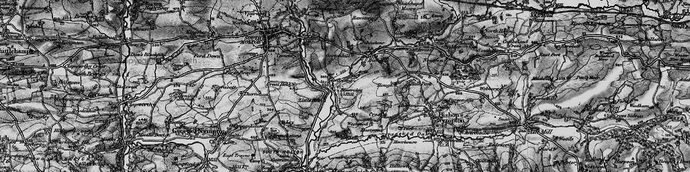 Old map of Grilstone in 1898