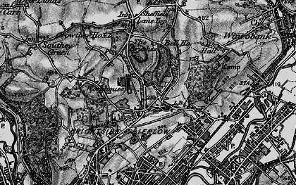 Old map of Grimesthorpe in 1896