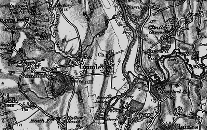 Old map of Grimley in 1898