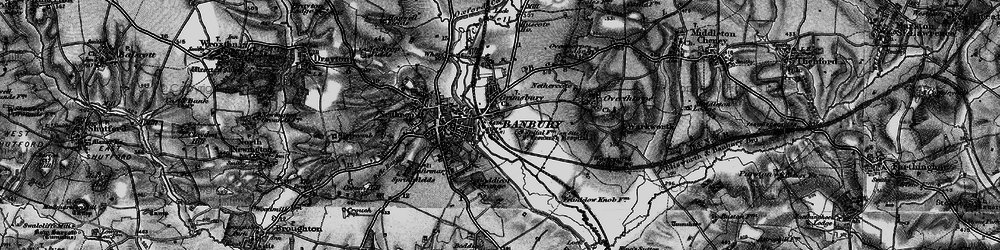 Old map of Grimsbury in 1896