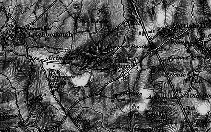 Old map of Grimscote in 1896