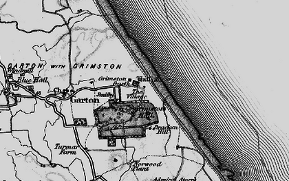 Old map of Grimston Garth in 1897