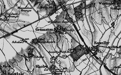 Old map of Grimston in 1899
