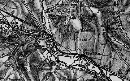 Old map of Grimstone in 1898
