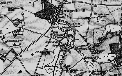 Old map of Baileypool Br in 1898