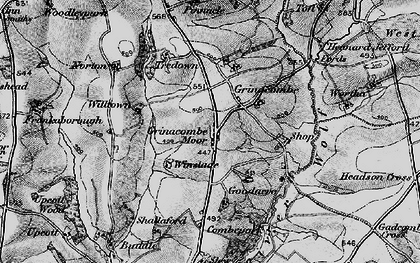 Old map of Buddle in 1895