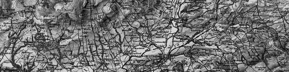 Old map of Grindleton in 1898