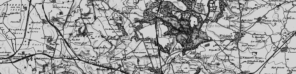 Old map of Brierley Beck in 1898