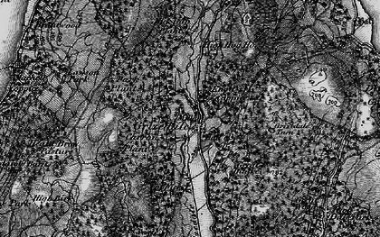Old map of Bogle Crag in 1897
