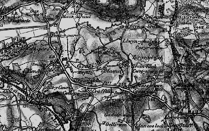 Old map of Rhiwsaeson in 1897
