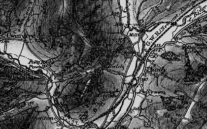 Old map of Groes-lwyd in 1896