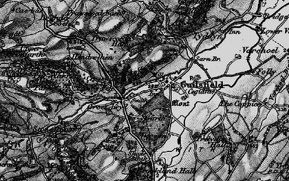 Old map of Garth in 1897