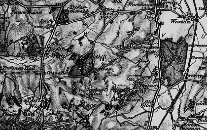 Old map of Woodhill in 1897