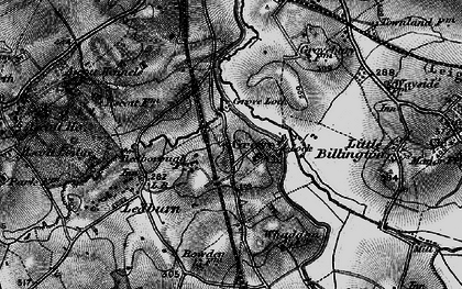 Old map of Grove in 1896