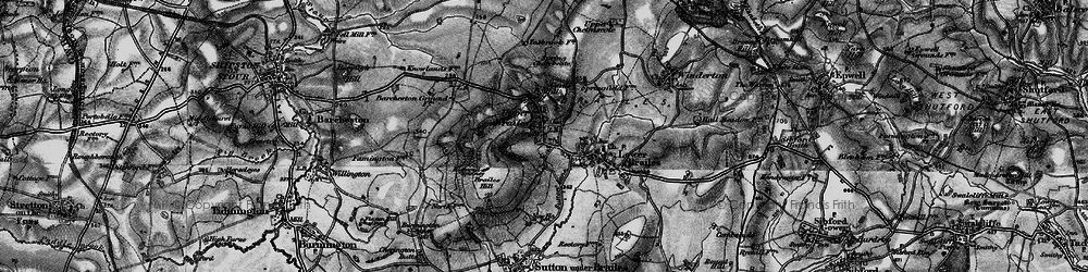 Old map of Brailes Hill in 1896