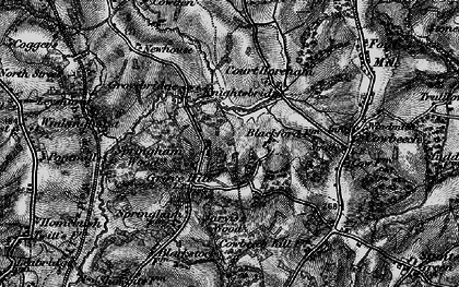 Old map of Grove Hill in 1895