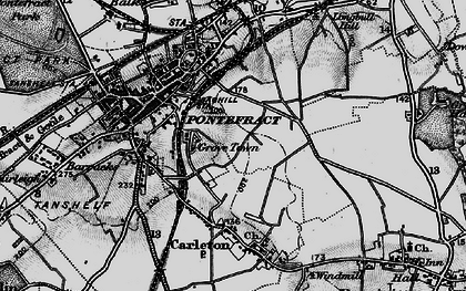 Old map of Grove Town in 1896