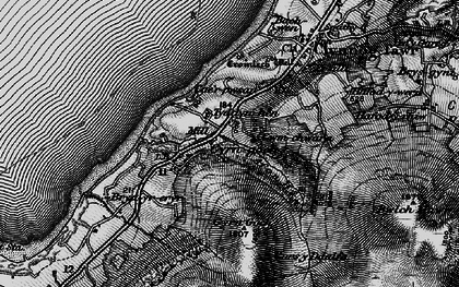 Old map of Afon Hen in 1899