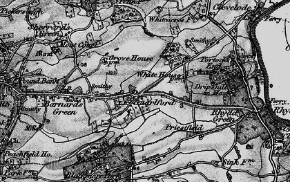 Old map of Guarlford in 1898