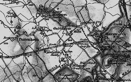 Old map of Gubblecote in 1896