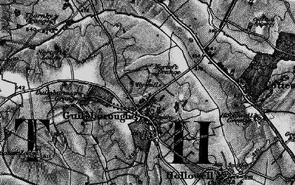 Old map of Guilsborough in 1898